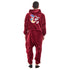 Snuggs Blanket Onesie Dark Red هلال رمضان